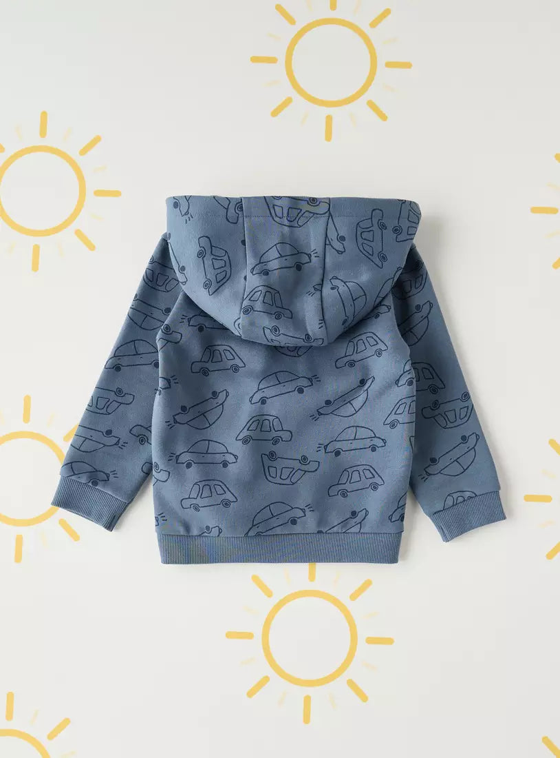 Max All-Over Car Print Hoodie