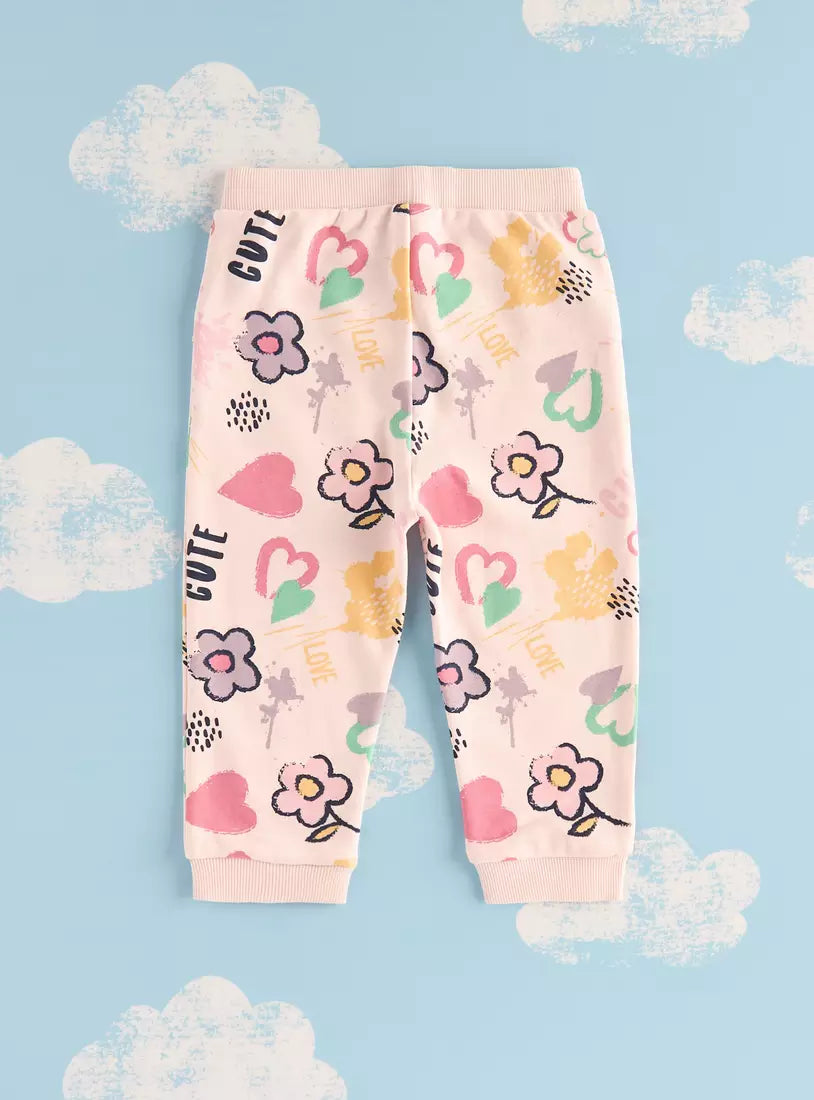 Max All-Over Graffiti Print Joggers