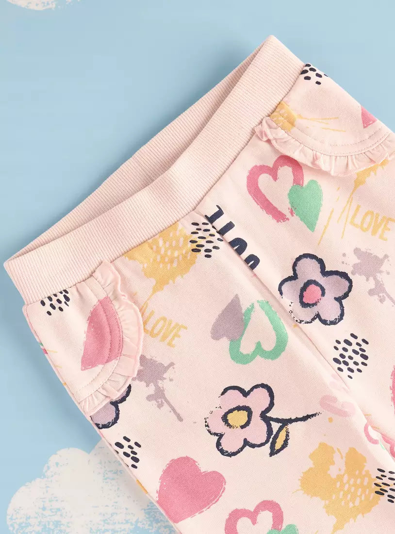 Max All-Over Graffiti Print Joggers