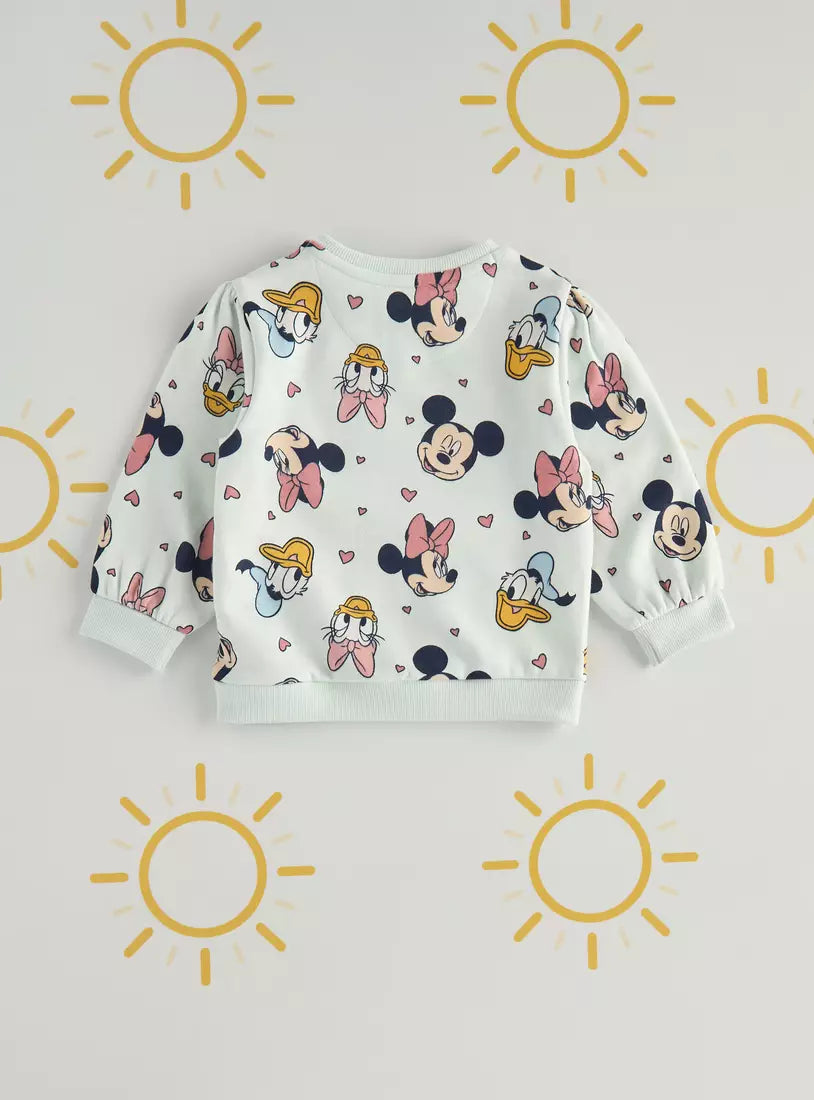 Max All-Over Minnie Mouse and Friends Print Sweatshirt