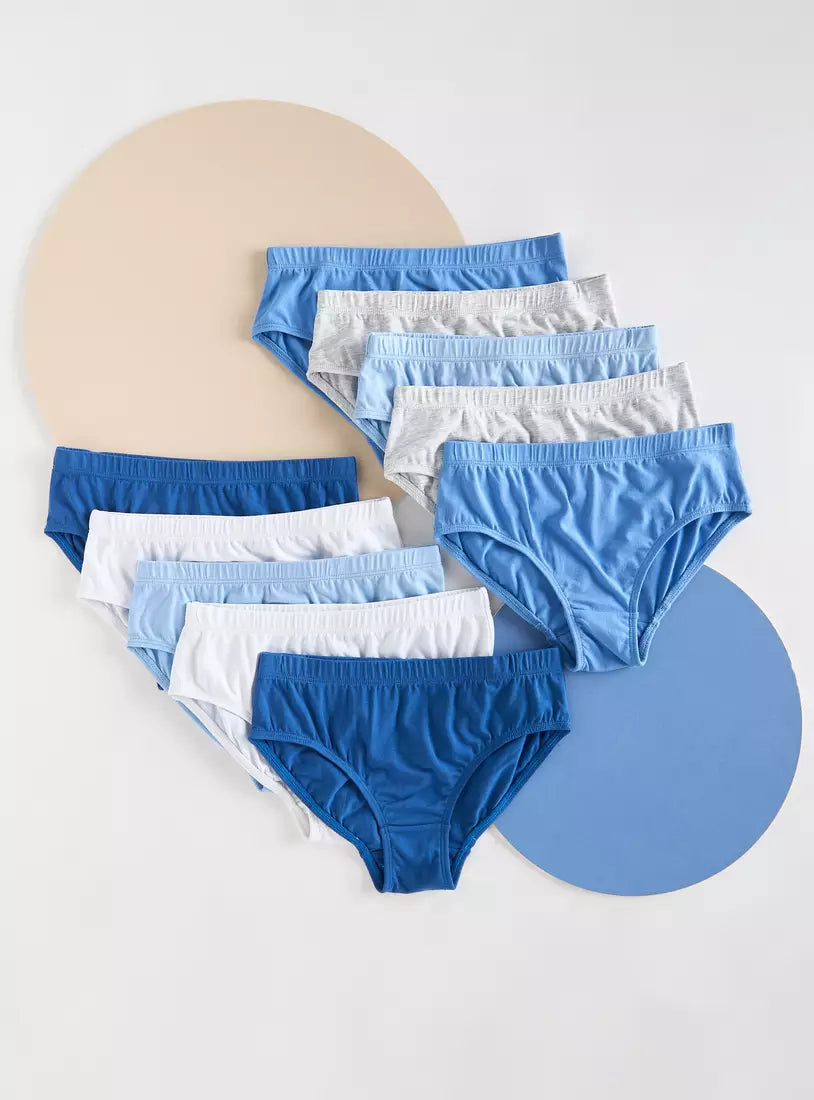 Max Pack of 10 - Plain Briefs