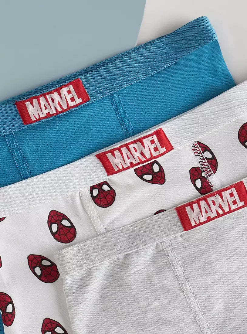 Max Pack of 3 - Spider-Man Print Trunks
