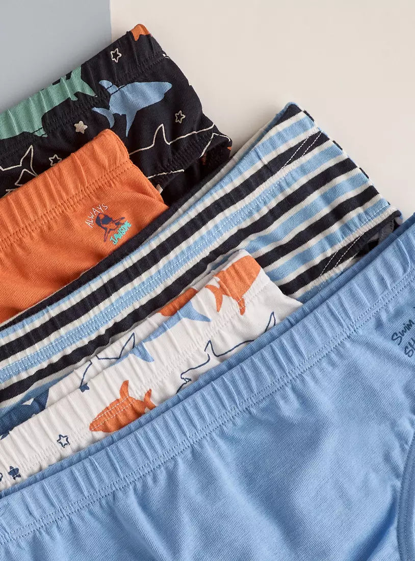 Max Pack of 5 - Printed Briefs