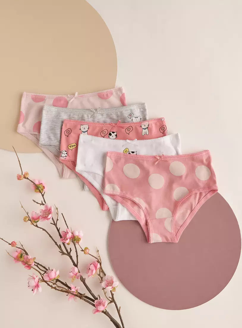 Max Pack of 5 - Printed Briefs