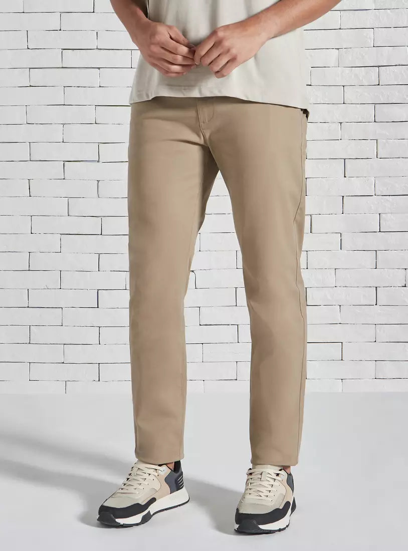 Max Slim Fit Plain Chino Pants