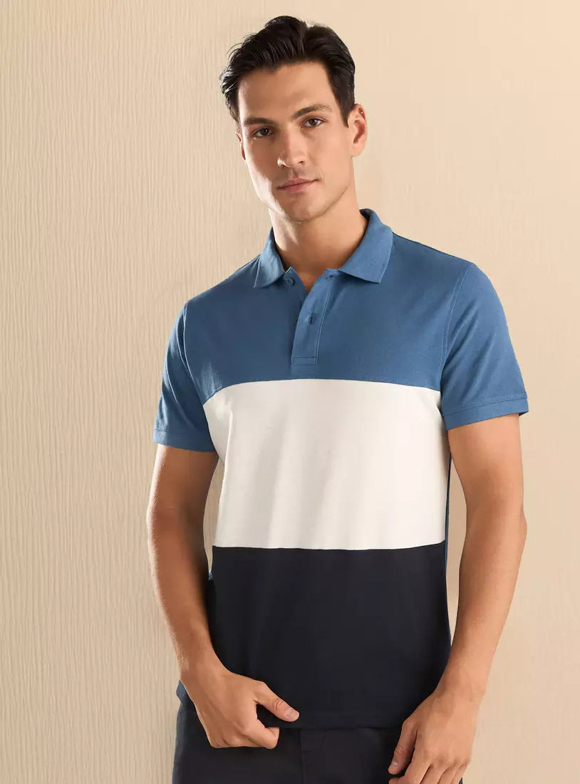 Max Colourblock Polo T-shirt