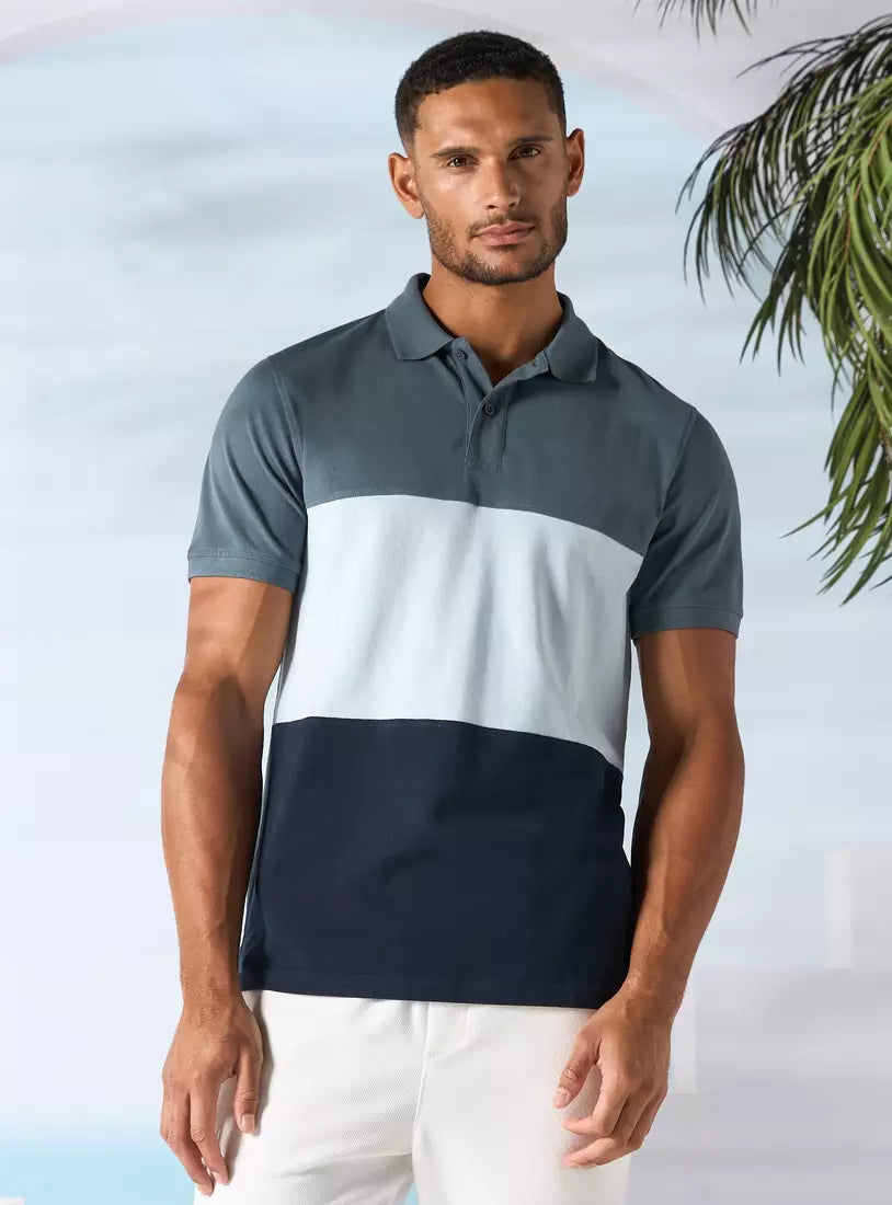 Max Colourblock Polo T-shirt