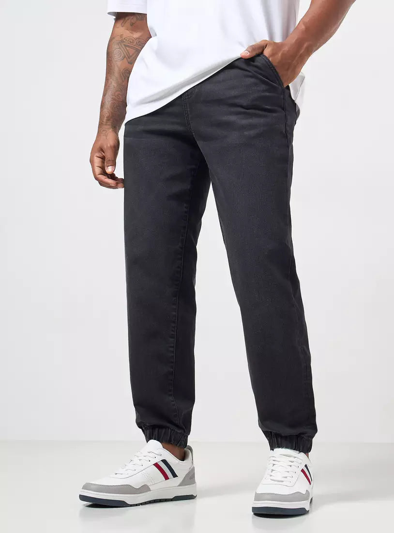 Max Plain Stretchable Jogger Jeans