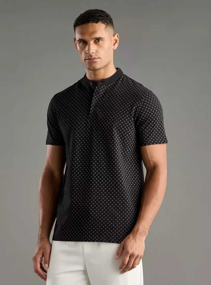 Max All-Over Print Polo T-shirt