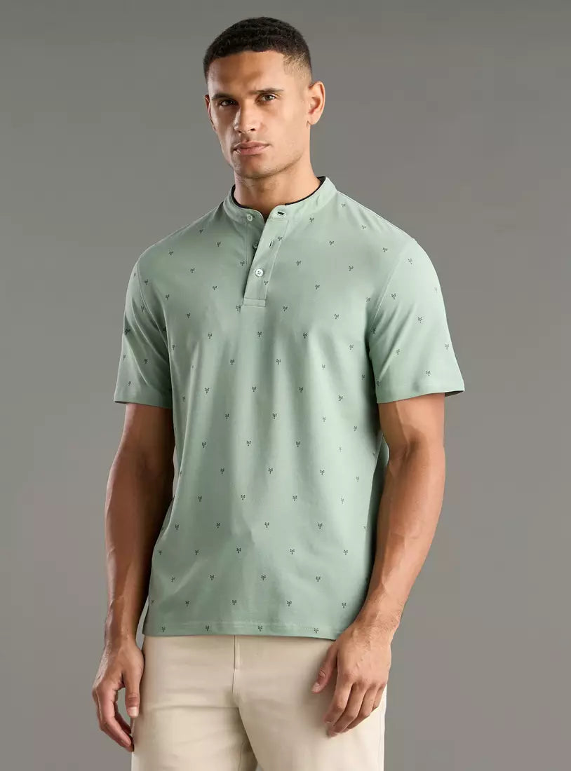 Max All-Over Print Polo T-shirt