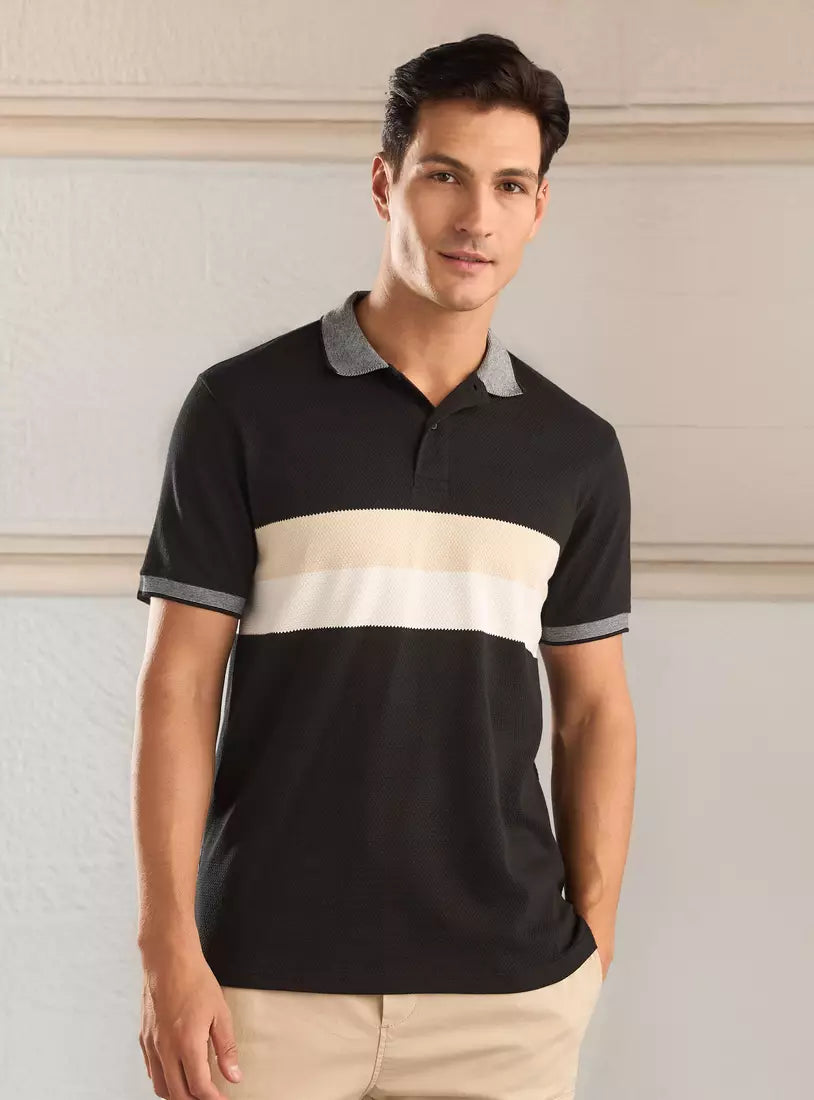 Max Colourblock Polo T-shirt
