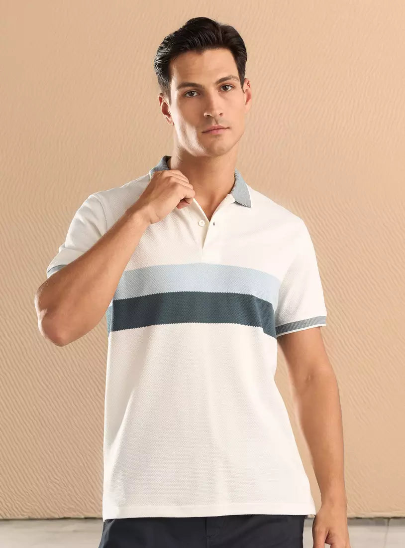 Max Colourblock Polo T-shirt