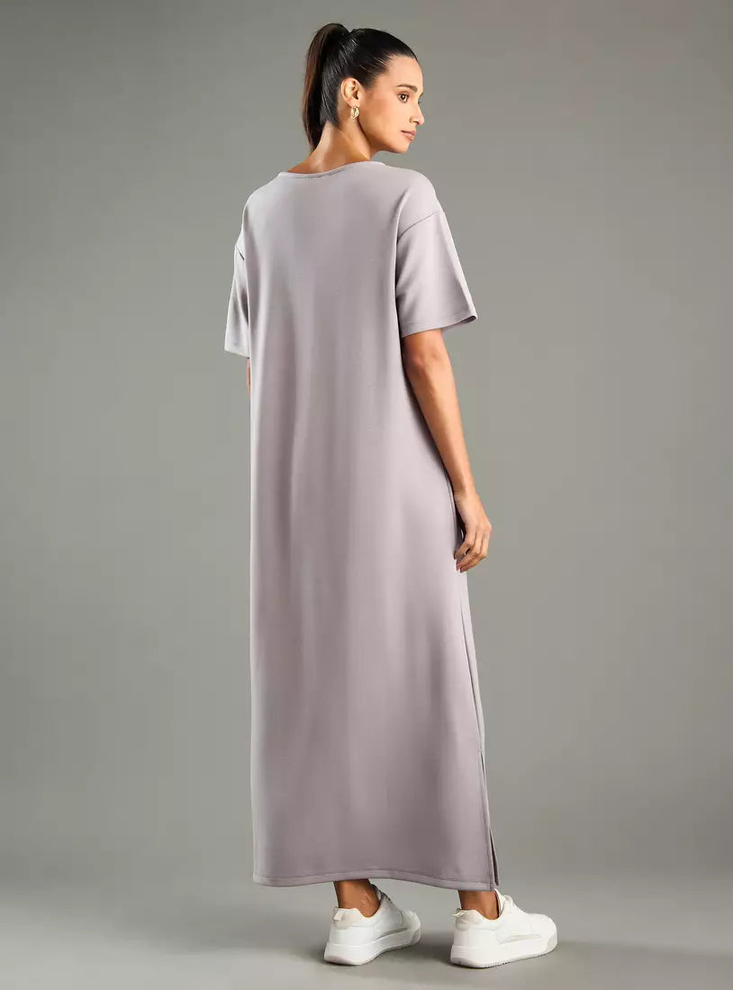 Max Plain V-Neck Maxi Dress