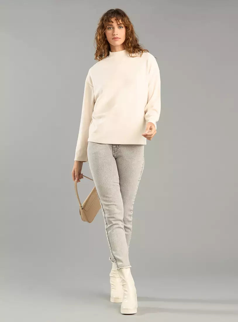Max Plain Top with High Neck