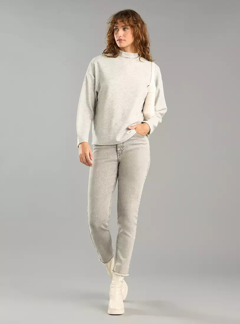 Max Plain Top with High Neck