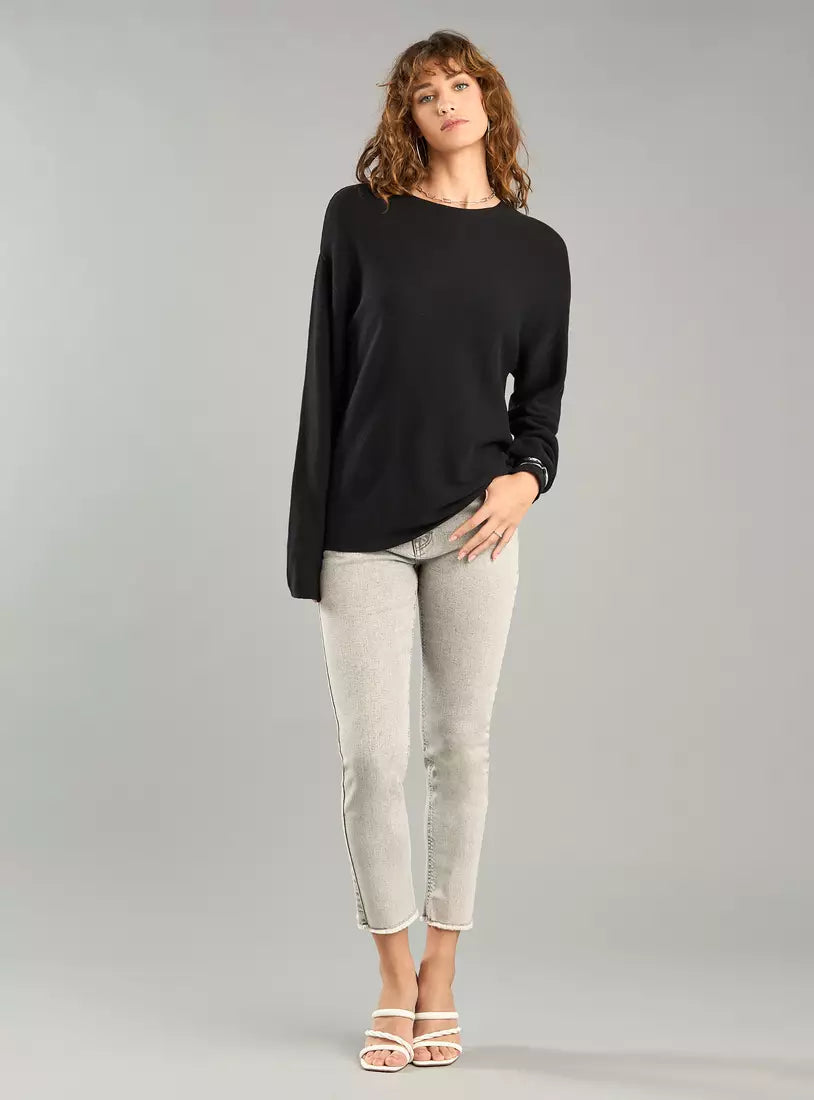 Max Textured Crew Neck Sweater
