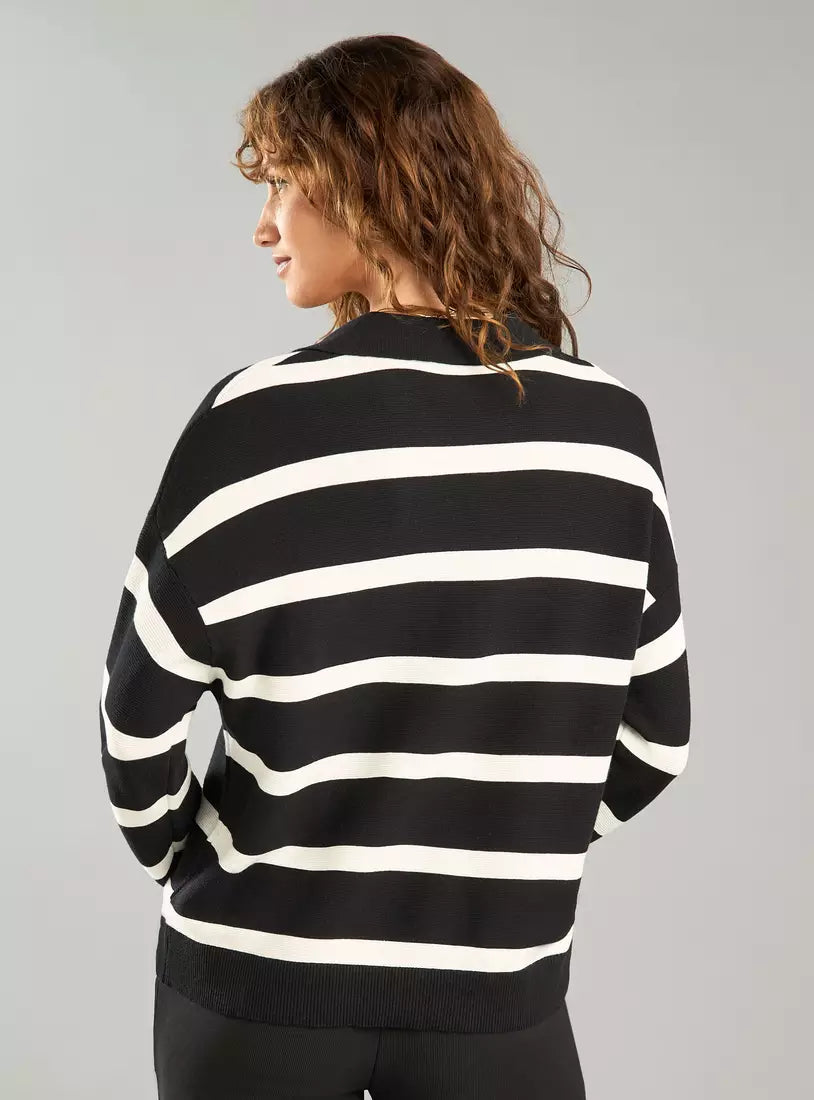 Max Striped Collared Jumper