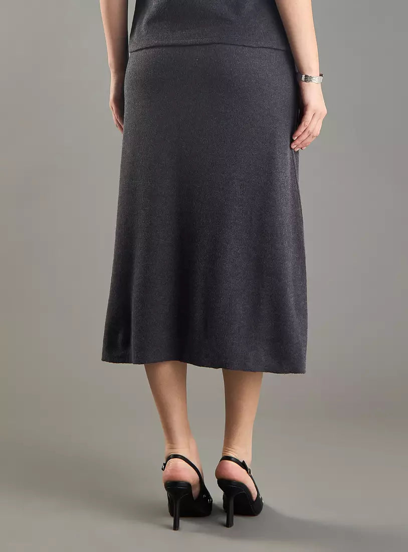 Max Plain Midi Skirt