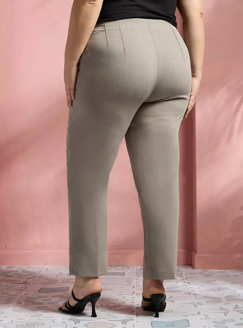 Max Plain Tapered Pants (Plus Size)