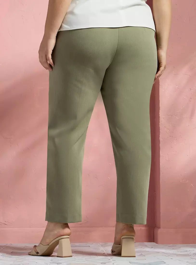Max Plain Tapered Pants (Plus Size)
