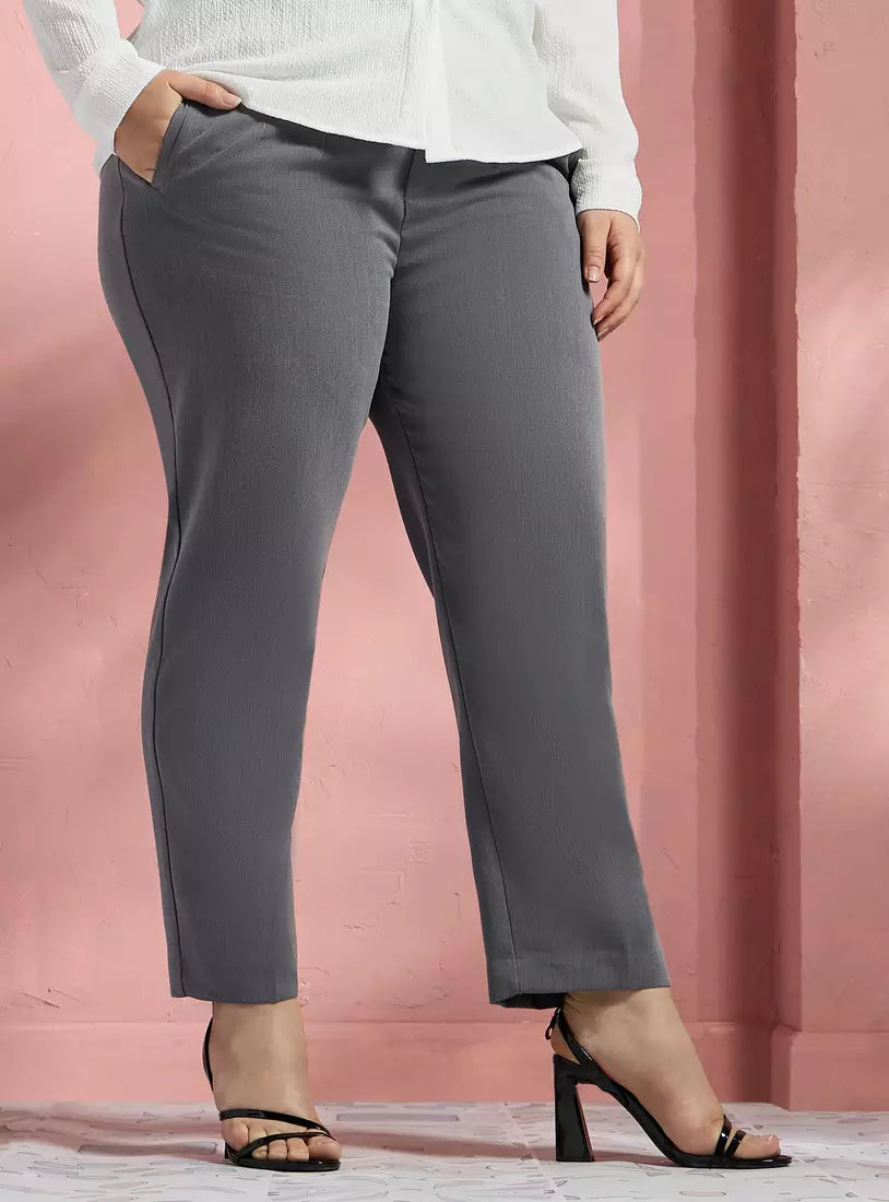 Max Plain Tapered Pants (Plus Size)