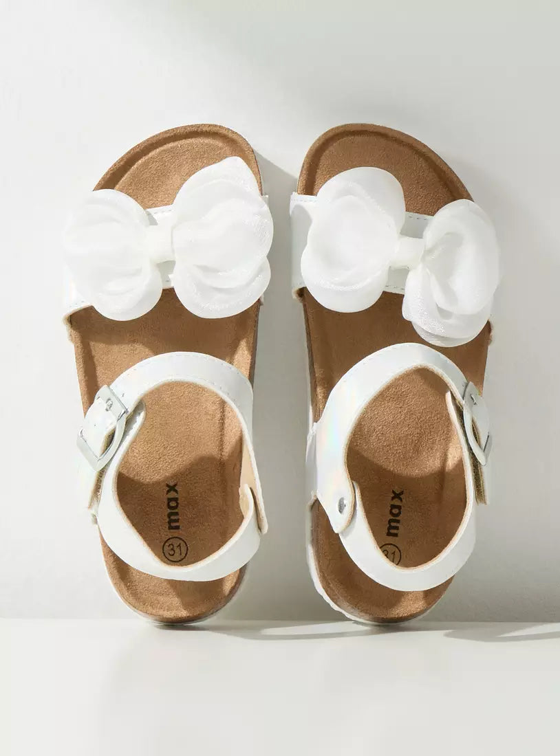 Max Bow Embellished Sandals