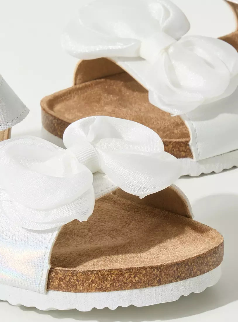Max Bow Embellished Sandals