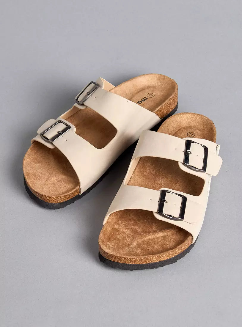 Max Buckle Detail Slip-On Sandals