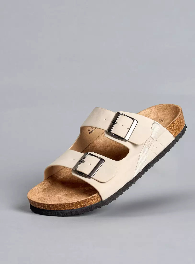 Max Buckle Detail Slip-On Sandals