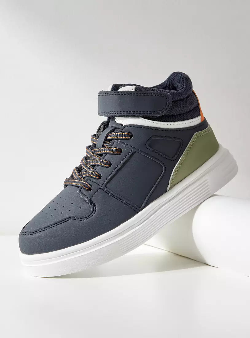 Max Colourblock Hi-Top Sneakers