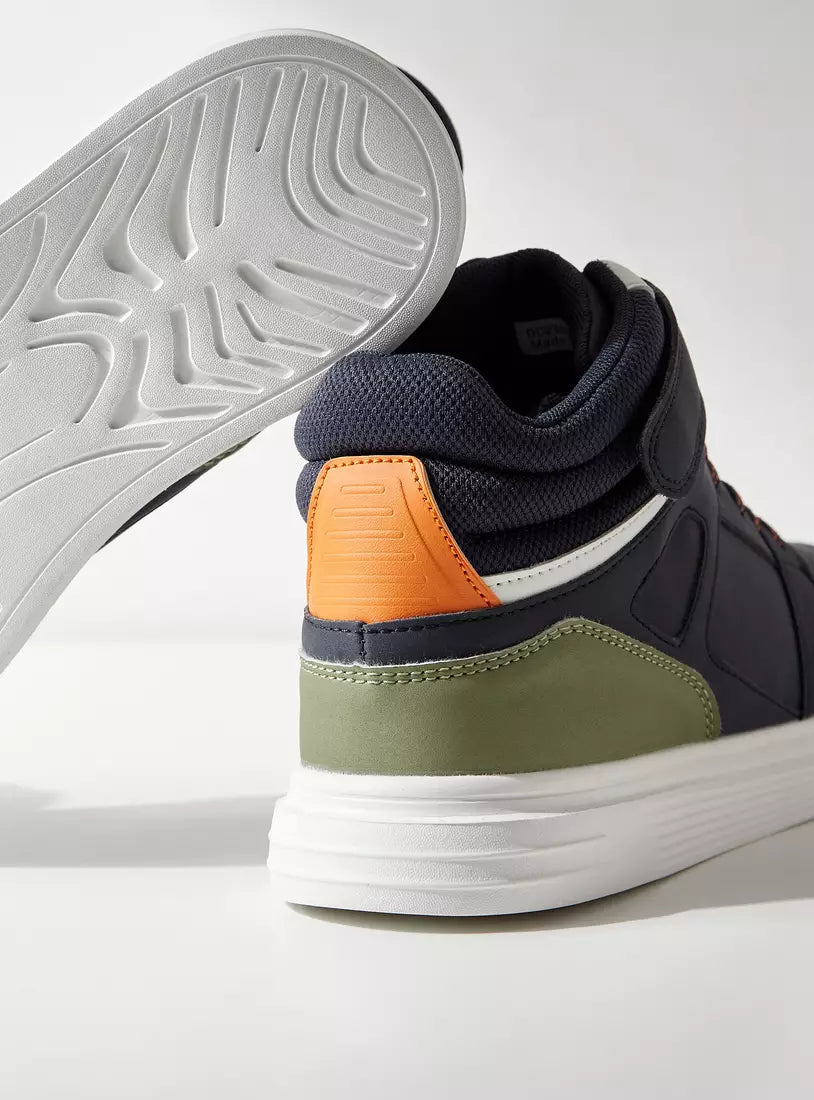 Max Colourblock Hi-Top Sneakers