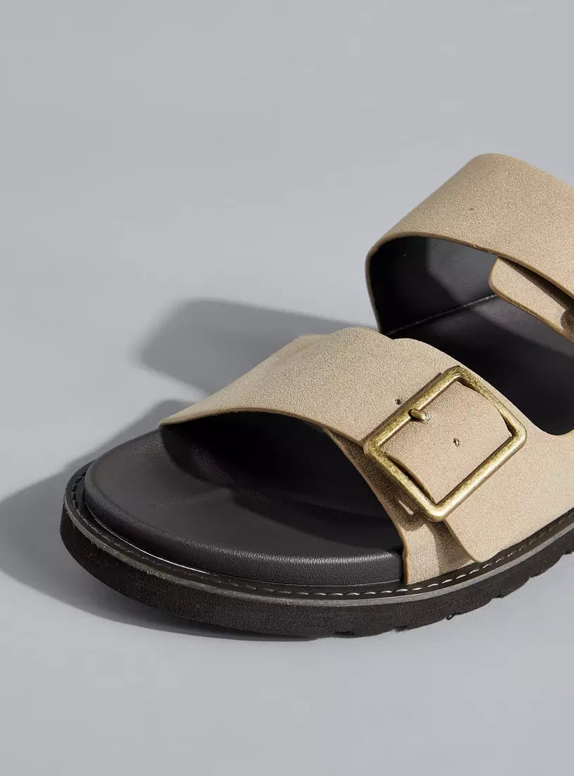 Max Plain Buckle Detail Sandals
