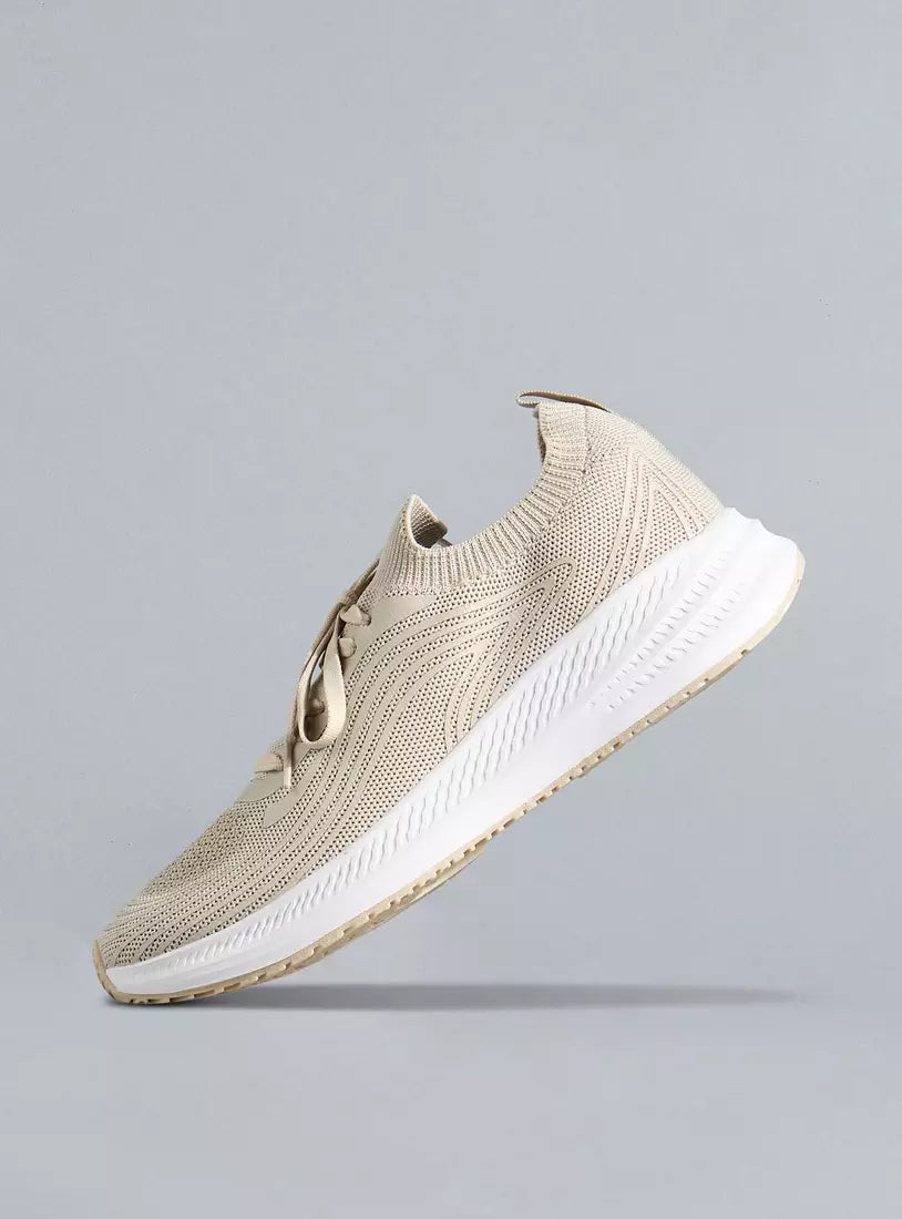 Max Unisex Textured Sports Shoes with Lace-Up Closure