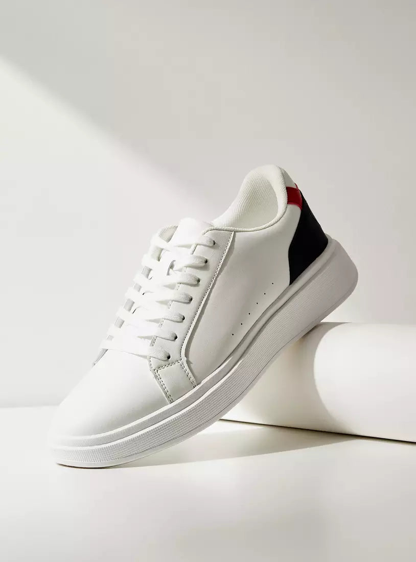 Max Panelled Lace-Up Sneakers