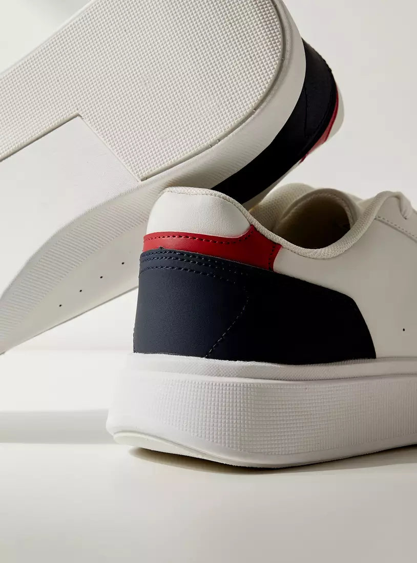 Max Panelled Lace-Up Sneakers