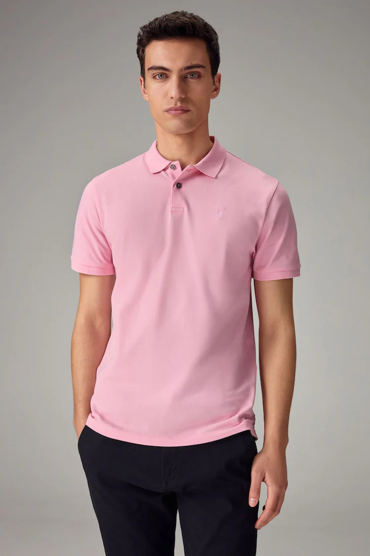 Next Slim Fit Pique Polo Shirt
