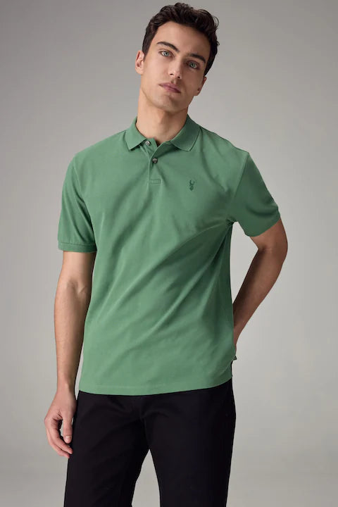 Next Slim Fit Pique Polo Shirt
