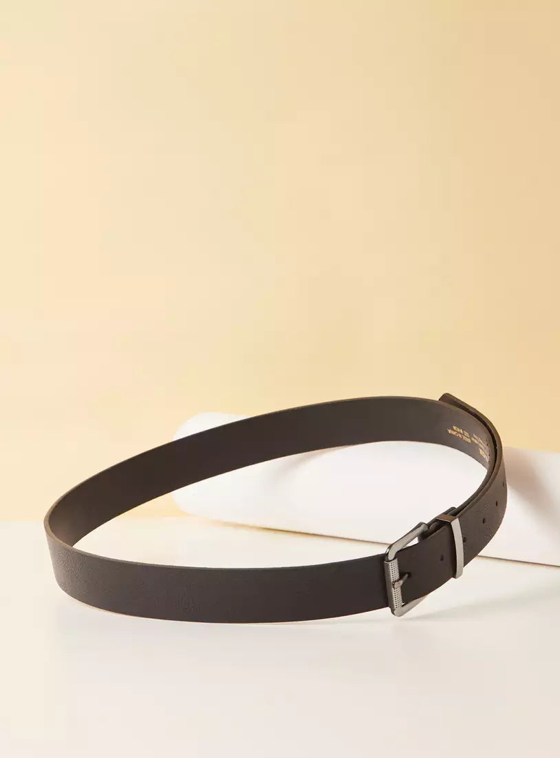 Max Textured Belt with Pin Buckle Closure