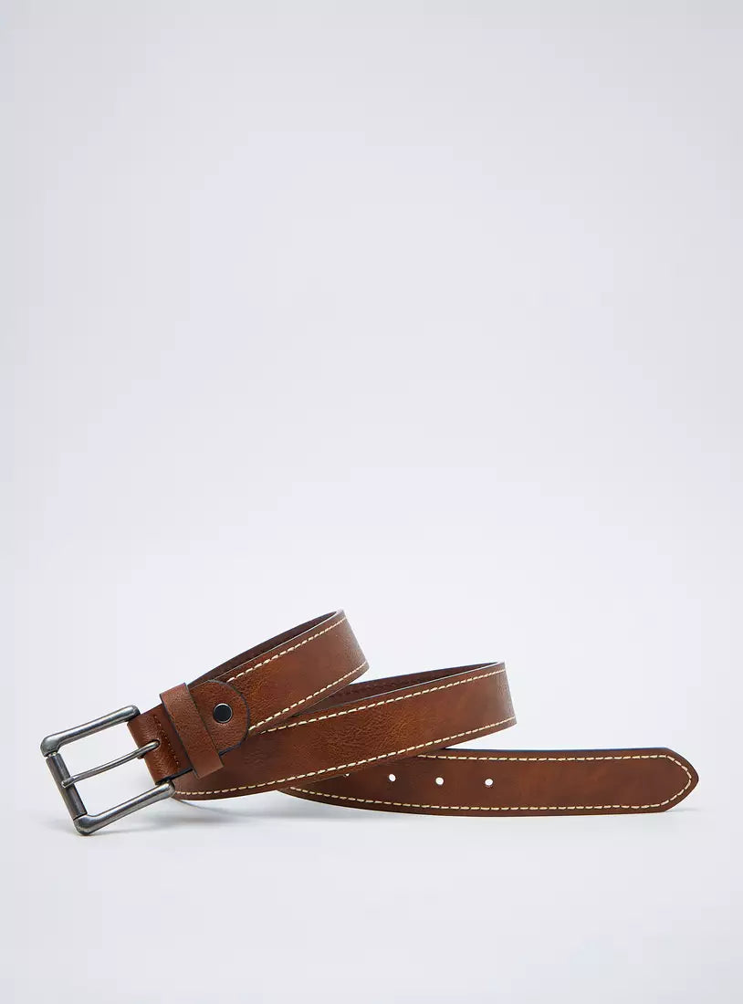 Max Plain Belt with Pin Buckle Closure