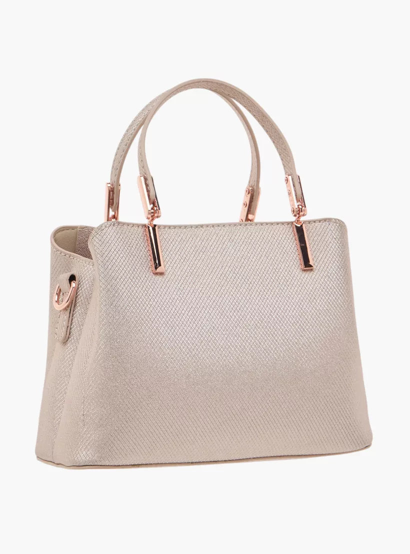 Flora Bella Textured Tote Bag with Double Handle