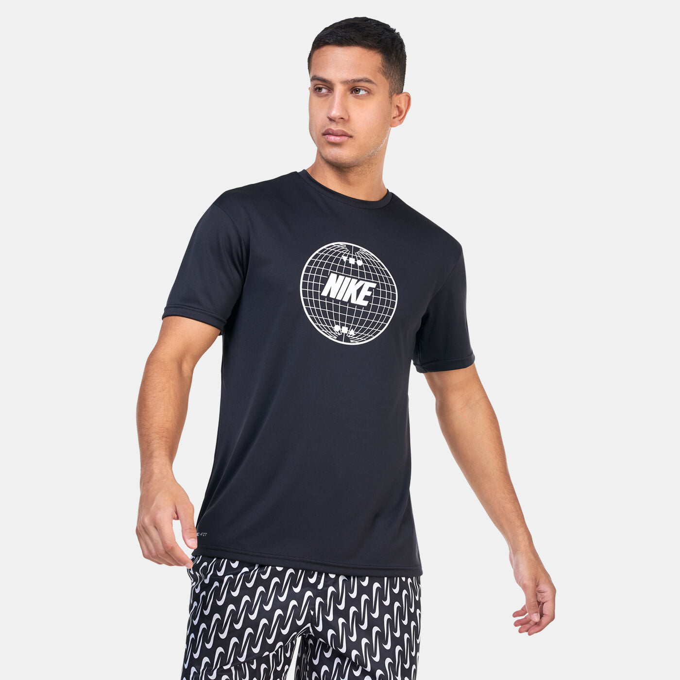 Nike Swim Men's Printed Hydroguard Swimming T-Shirt