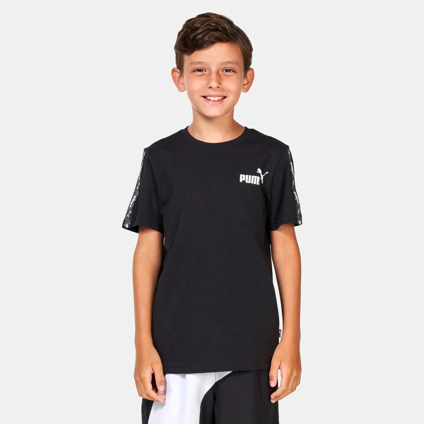 PUMA Kids' Essentials Tape Camo T-Shirt