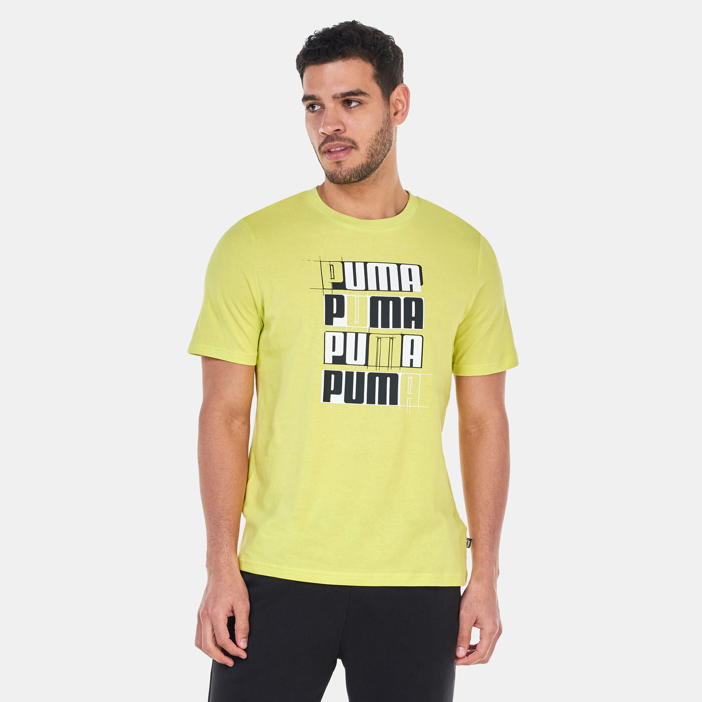 PUMA Men's Essentials+ Logo Lab T-Shirt