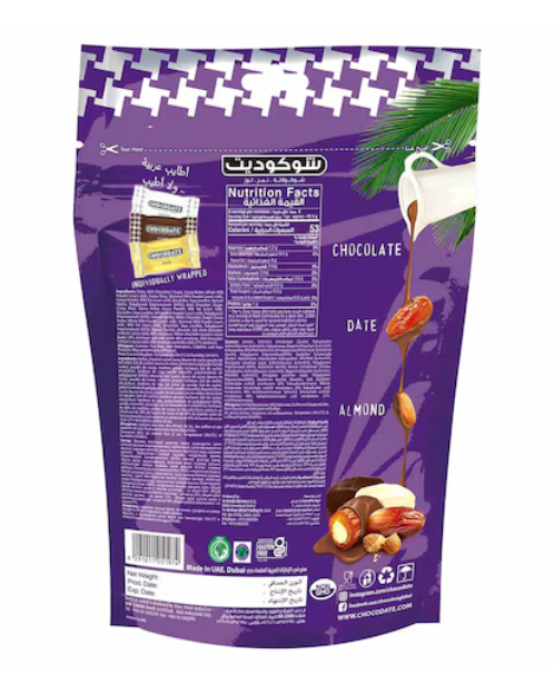 Chocodate Date Almond Chocolate 100g