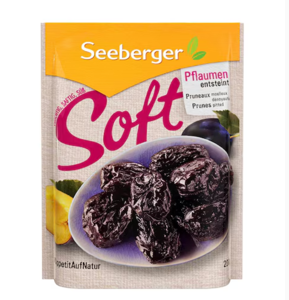 Seeberger Soft Prunes Pitted 200g