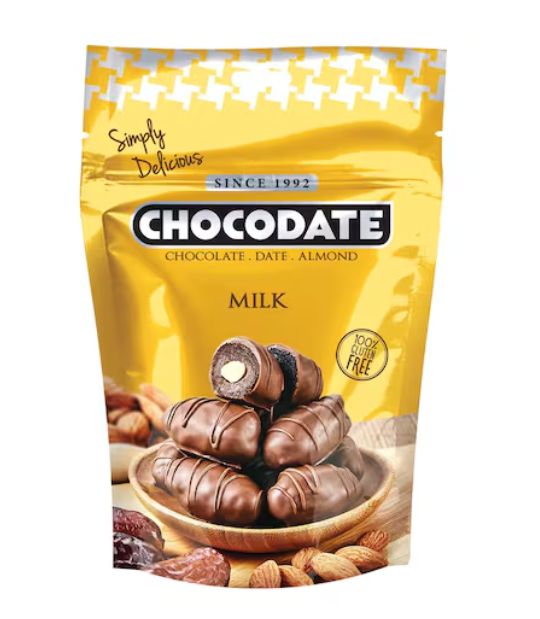 Chocodate Date Almond Milk Chocolate 100g