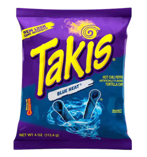 Takis Rolled Blue Heat Tortilla Chips 113g