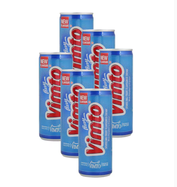 Vimto Sparkling Raspberry Flavoured Drink 250ml Pack of 6