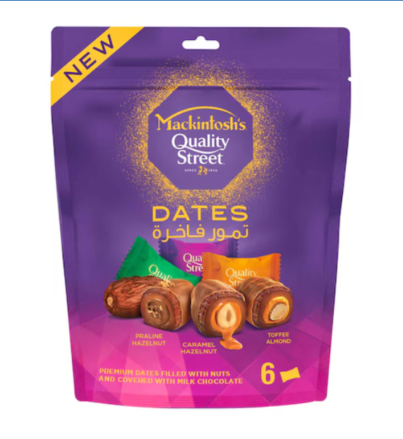 Mackintosh's Quality Street Dates Chocolate Bar 102g