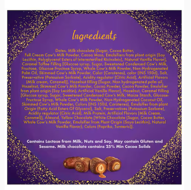 Mackintosh's Quality Street Dates Chocolate Bar 102g